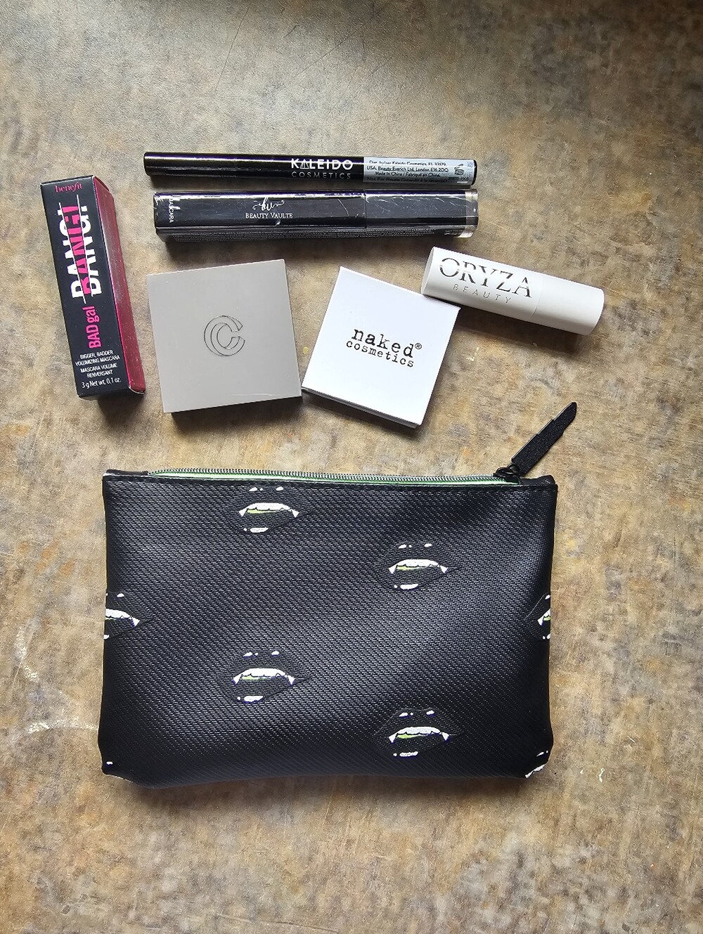 Cosmetic Lot, Assorted Makeup W. Pouch